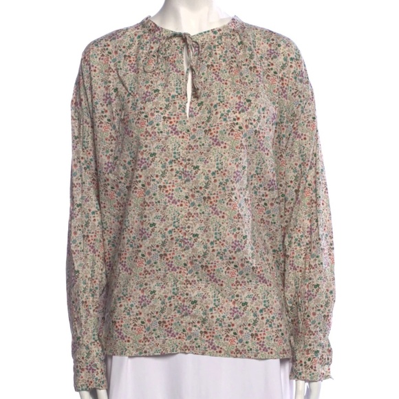 6397 Floral Print Blouse - Picture 1 of 3